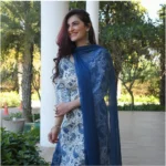 Women's Printed Cotton Kurti Set - Angle 3