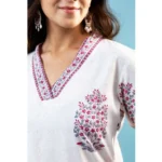 Women's Floral Kurti Set - Angle 3