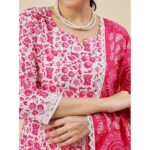 Women's Cotton Kurti Set - Angle 3