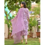 Women's Printed Cotton Kurti Set - Angle 5