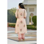 Women's Cotton Kurti Set - Angle 5