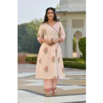 Women's Cotton Kurti Set - Angle 3