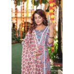 womens cotton kurti set - Angle 4