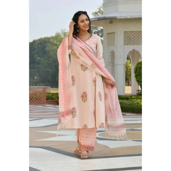 Women's Cotton Kurti Set