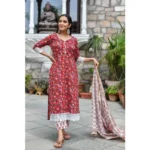buy women cotton kurti set