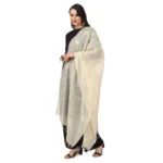 Generic Women's Cotton Embroidered Dupatta (Off-White, Length: 2.25 to 2.50 Mtr) - Image 5