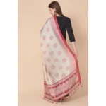 Generic Women's Art Silk Printed Dupatta (Maroon, Length: 2.25 to 2.50 Mtr) - Image 2
