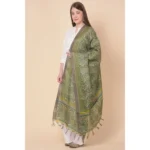 printed art silk dupatta