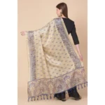Generic Women's Art Silk Printed Dupatta (Gold, Length: 2.25 to 2.50 Mtr) - Image 4