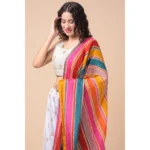 Generic Women's Chanderi Printed Dupatta (Multicolor, Length: 2.25 to 2.50 Mtr) - Image 2