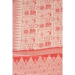 Generic Women's Art Silk Printed Dupatta (Orange, Length: 2.25 to 2.50 Mtr) - Image 2