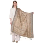 Light Brown Art Silk Dupatta