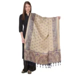 Gold Art Silk Printed Dupatta for Women