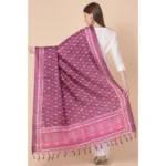Art Silk Printed Dupatta - Angle 5