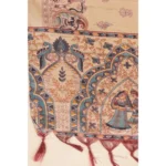 Generic Women's Art Silk Printed Dupatta (Gold, Length: 2.25 to 2.50 Mtr) - Image 2