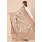 Generic Women's Art Silk Printed Dupatta (Gold, Length: 2.25 to 2.50 Mtr) - Image 5