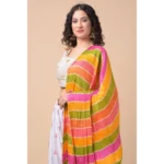 Generic Women's Chanderi Printed Dupatta (Multicolor, Length: 2.25 to 2.50 Mtr) - Image 2