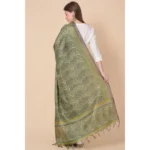 printed art silk dupatta
