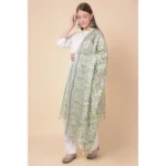 Generic Women's Art Silk Printed Dupatta (Off White, Length: 2.25 to 2.50 Mtr) - Image 2