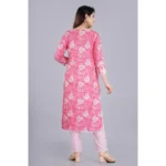 Womens Rayon Kurti Set - Angle 6