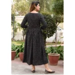 Generic Women's Casual 3/4 Sleeve Printed Viscose Maternity Feeding Kurti (Multicolor) - Image 4