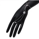 Rhinestone Hathphool Bracelet