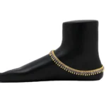 Blue Rhinestone Payal