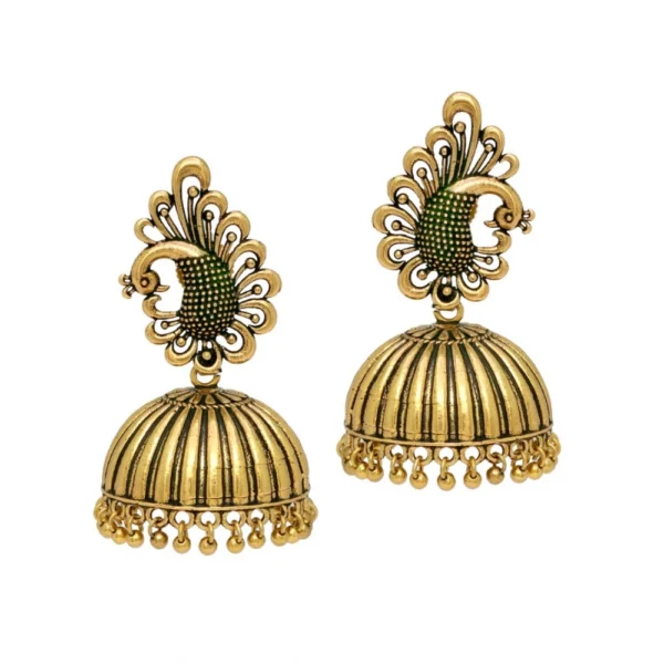 Oxidised Jhumka Earrings Buy Online