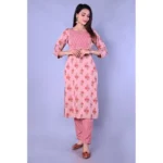 Women Rayon Kurti Set - Angle 5