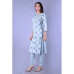 Womens Rayon Kurti Set - Angle 3