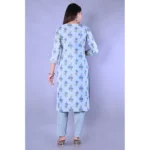 Womens Rayon Kurti Set - Angle 5