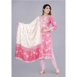 Womens Rayon Kurti Set - Angle 4