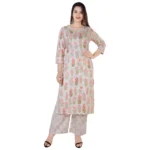 Rayon Kurti Palazzo Set