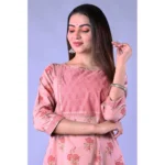 Women Rayon Kurti Set - Angle 3
