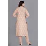 Womens Printed Rayon Kurti Set - Angle 6