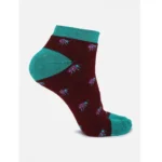 Generic 4 Pairs Women's Casual Cotton Blended Printed Ankle length Socks (Assorted) - Image 4
