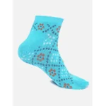 Generic 4 Pairs Women's Casual Cotton Blended Printed Ankle length Socks (Assorted) - Image 2