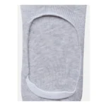 Generic 5 Pairs Unisex Casual Cotton Blended Solid No-show Socks (Light Grey) - Image 2
