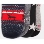 Generic 4 Pairs Unisex Casual Cotton Blended Printed Ankle length Socks (Assorted) - Image 2