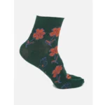 Generic 4 Pairs Women's Casual Cotton Blended Printed Ankle length Socks (Assorted) - Image 2