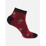 Generic 4 Pairs Women's Casual Cotton Blended Printed Ankle length Socks (Assorted) - Image 4