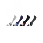Generic 4 Pairs Unisex Casual Cotton Blended Printed No-show Socks (Assorted)