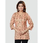 womens printed rayon top