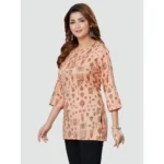 womens printed rayon top