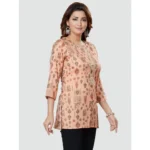 womens printed rayon top