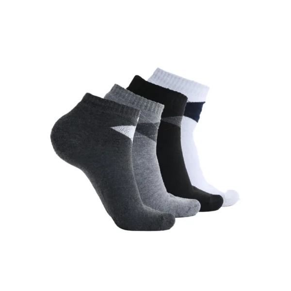 Assorted 5 Pairs Men's Cotton Blended Mid-Calf Socks