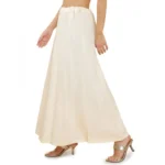 Generic Women's Cotton Solid Free Size Petticoat (Cream) - Image 4