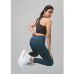 womens blue sports leggings - Angle 3