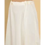 Generic Women's Cotton Solid Free Size Petticoat (Cream) - Image 2