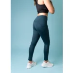 womens blue sports leggings - Angle 4